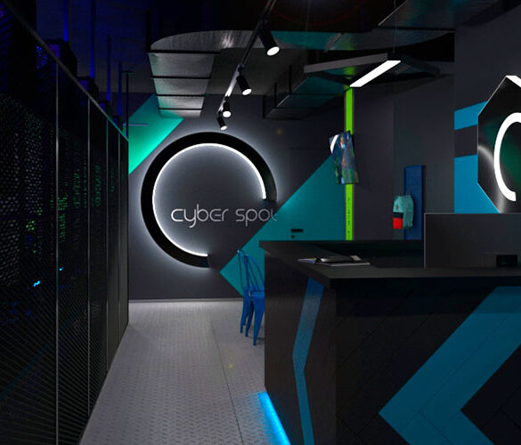 дизайн кибер арены
