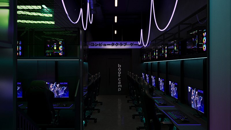 3D визуализация кибер клуба